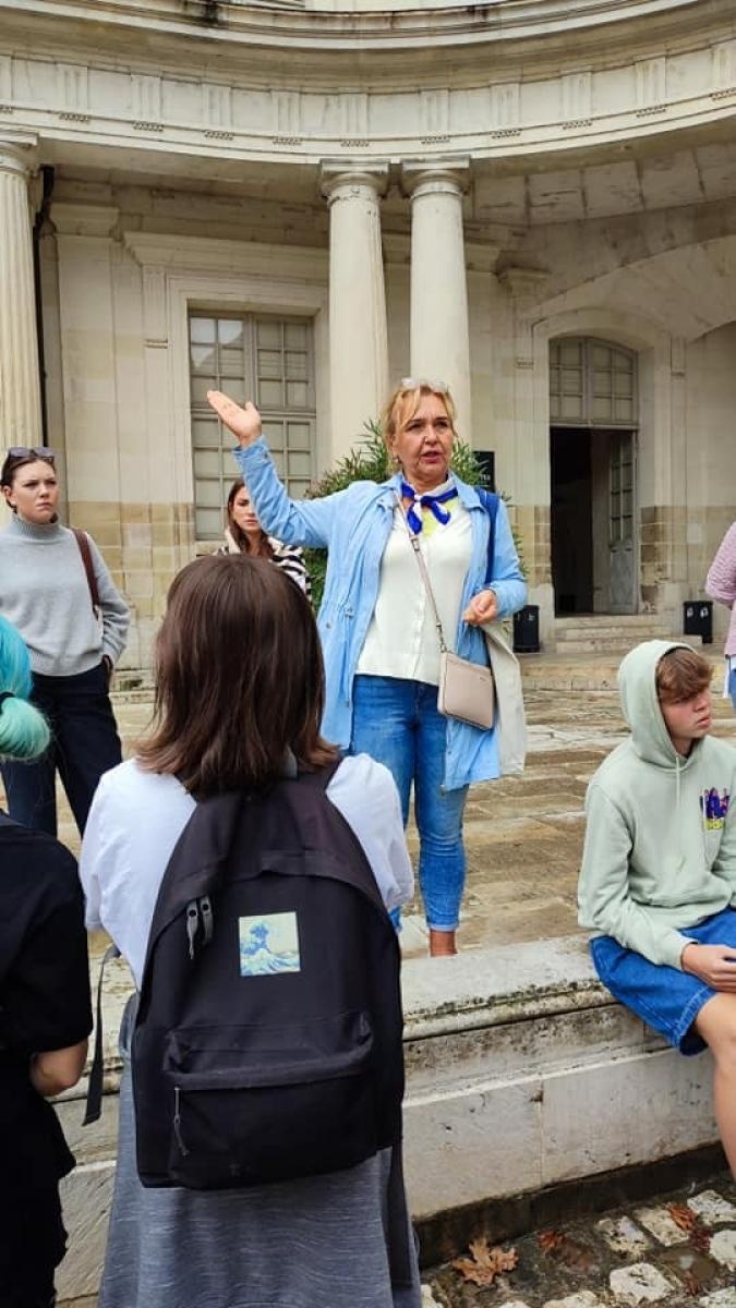 Zdjęcie w galerii na portalu naszwodzislaw.com: Wyjątkowa podróż uczniów SP1 do Francji [FOTO] wiadomości z regionu