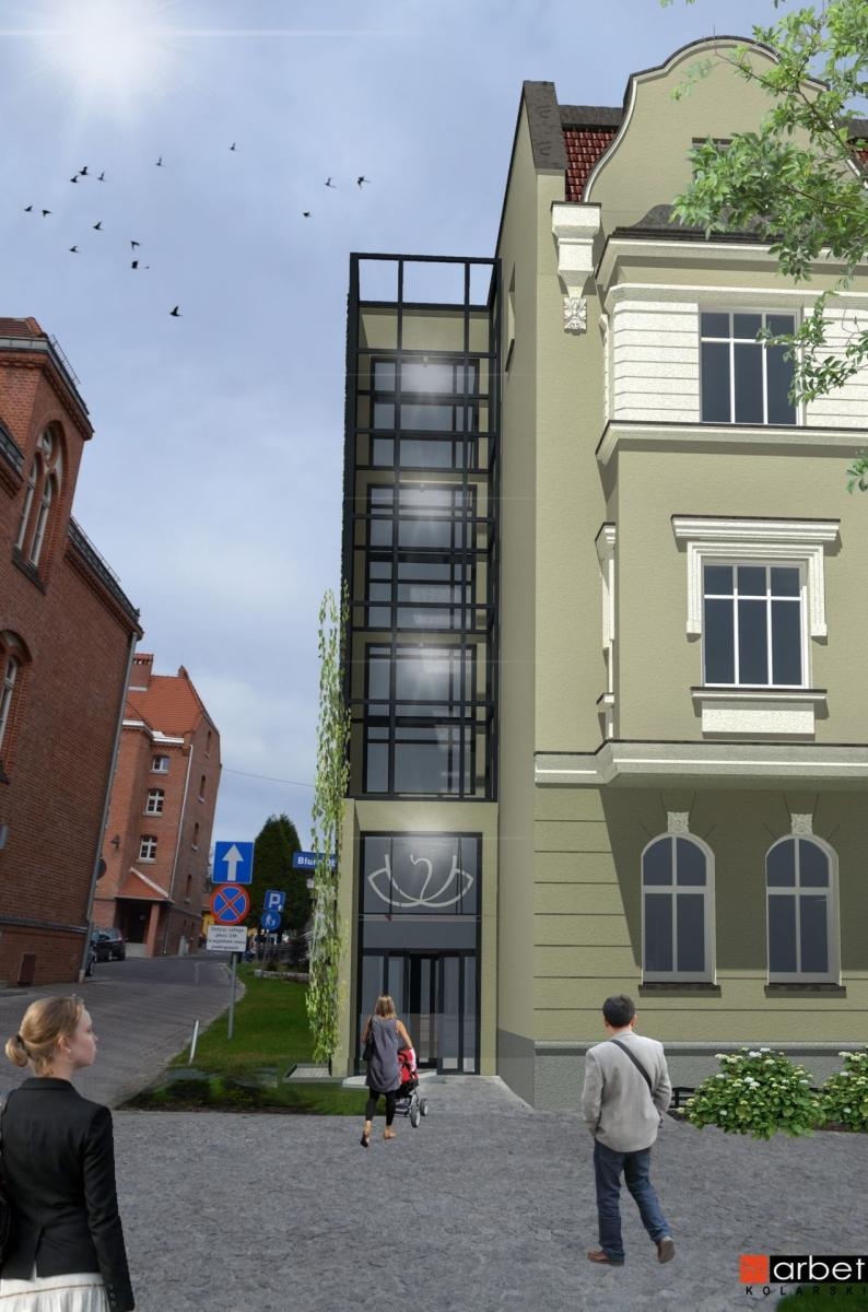 Zdjęcie w galerii na portalu naszwodzislaw.com: Inwestycja w dostępność. Przy budynku Starostwa Powiatowego powstanie winda wiadomości z regionu