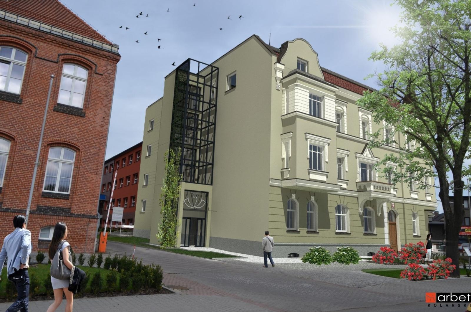 Zdjęcie w galerii na portalu naszwodzislaw.com: Inwestycja w dostępność. Przy budynku Starostwa Powiatowego powstanie winda wiadomości z regionu