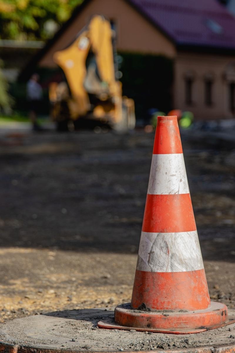 Zdjęcie w galerii na portalu naszwodzislaw.com: Trwają prace na ulicy Wałowej w Wodzisławiu Śląskim [FOTO] wiadomości z regionu