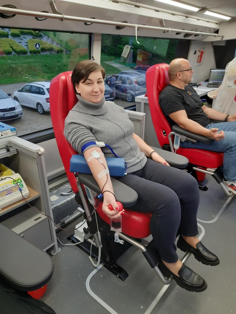 Zdjęcie w galerii na portalu naszwodzislaw.com: Oddaj krew w Turzy Śląskiej wiadomości z regionu