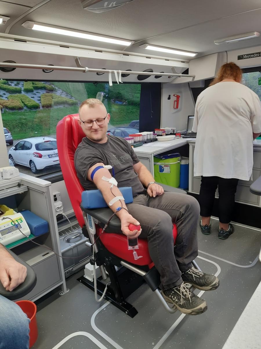 Zdjęcie w galerii na portalu naszwodzislaw.com: Oddaj krew w Turzy Śląskiej wiadomości z regionu