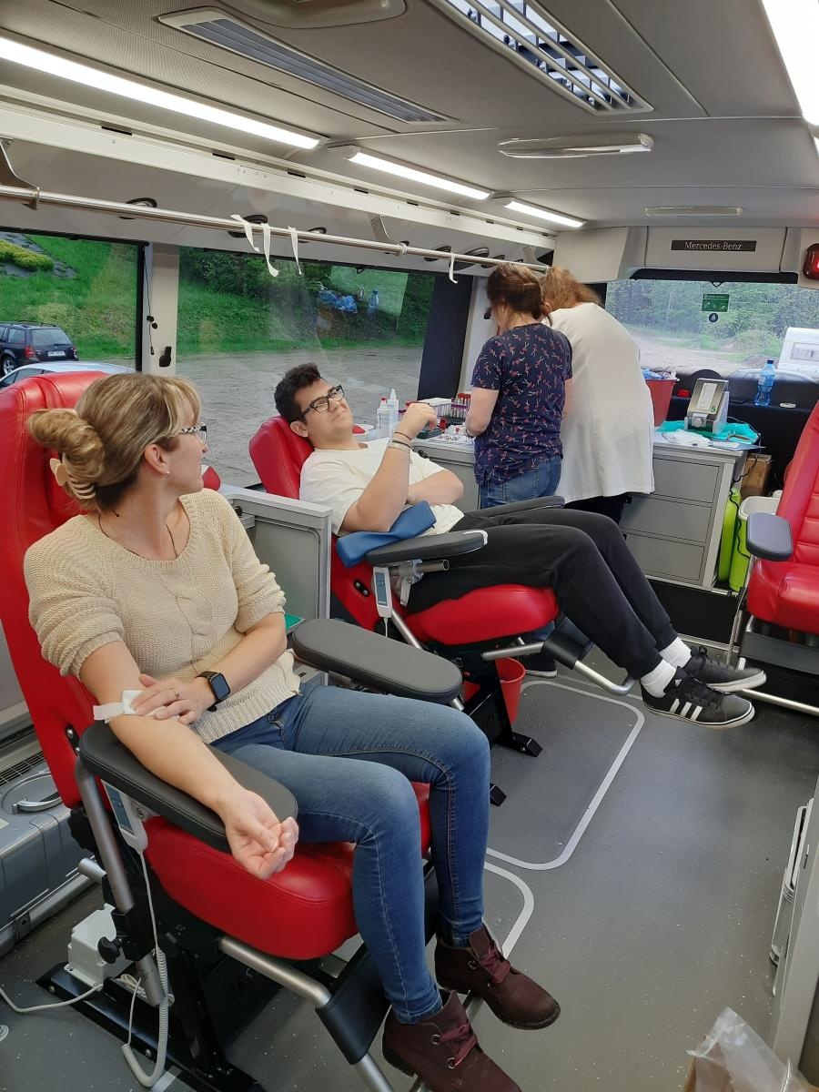 Zdjęcie w galerii na portalu naszwodzislaw.com: Oddaj krew w Turzy Śląskiej wiadomości z regionu