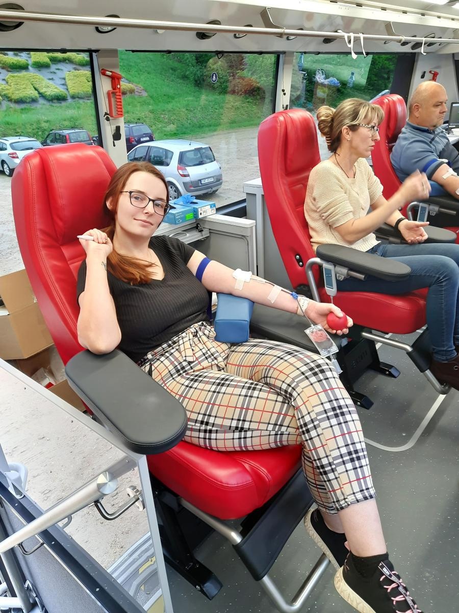 Zdjęcie w galerii na portalu naszwodzislaw.com: Oddaj krew w Turzy Śląskiej wiadomości z regionu