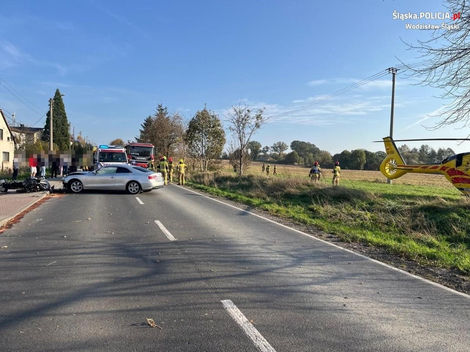 Zdjęcie w galerii na portalu naszwodzislaw.com: Wypadek w Lubomi. Oficjalny komunikat KPP Wodzisław Śląski wiadomości z regionu