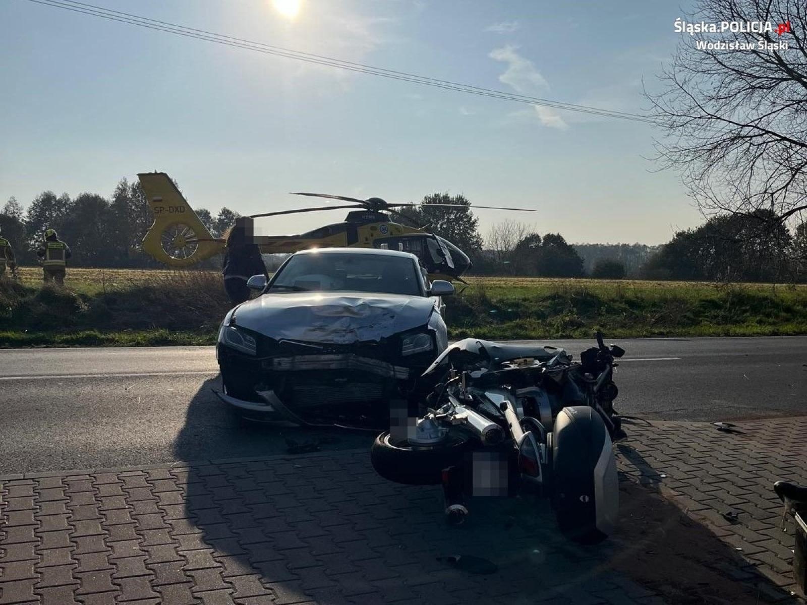 Zdjęcie w galerii na portalu naszwodzislaw.com: Wypadek w Lubomi. Oficjalny komunikat KPP Wodzisław Śląski wiadomości z regionu