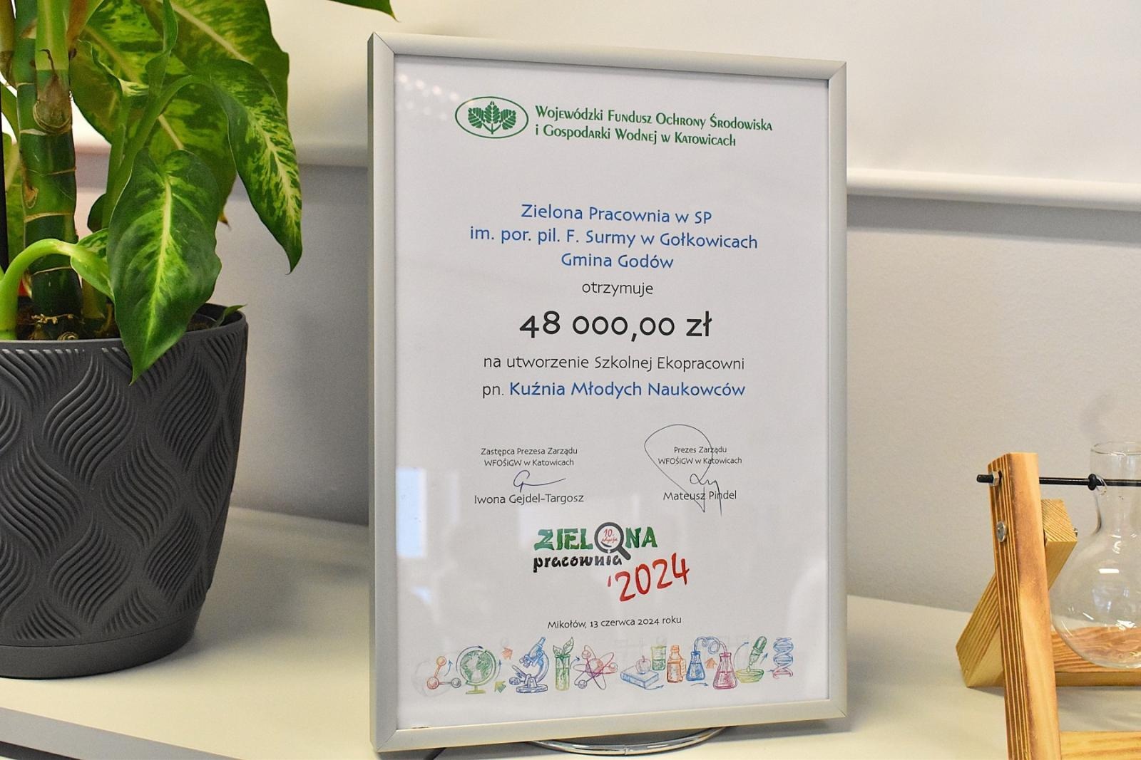 Zdjęcie w galerii na portalu naszwodzislaw.com: Zielona Pracownia już służy uczniom z Gołkowic wiadomości z regionu