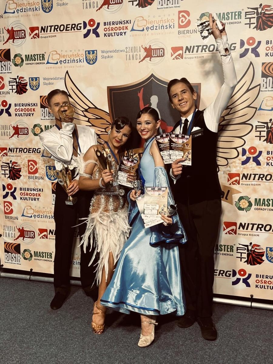 Zdjęcie w galerii na portalu naszwodzislaw.com: Tancerze z Wodzisławia Śląskiego zdominowali zawody w Bieruniu wiadomości z regionu