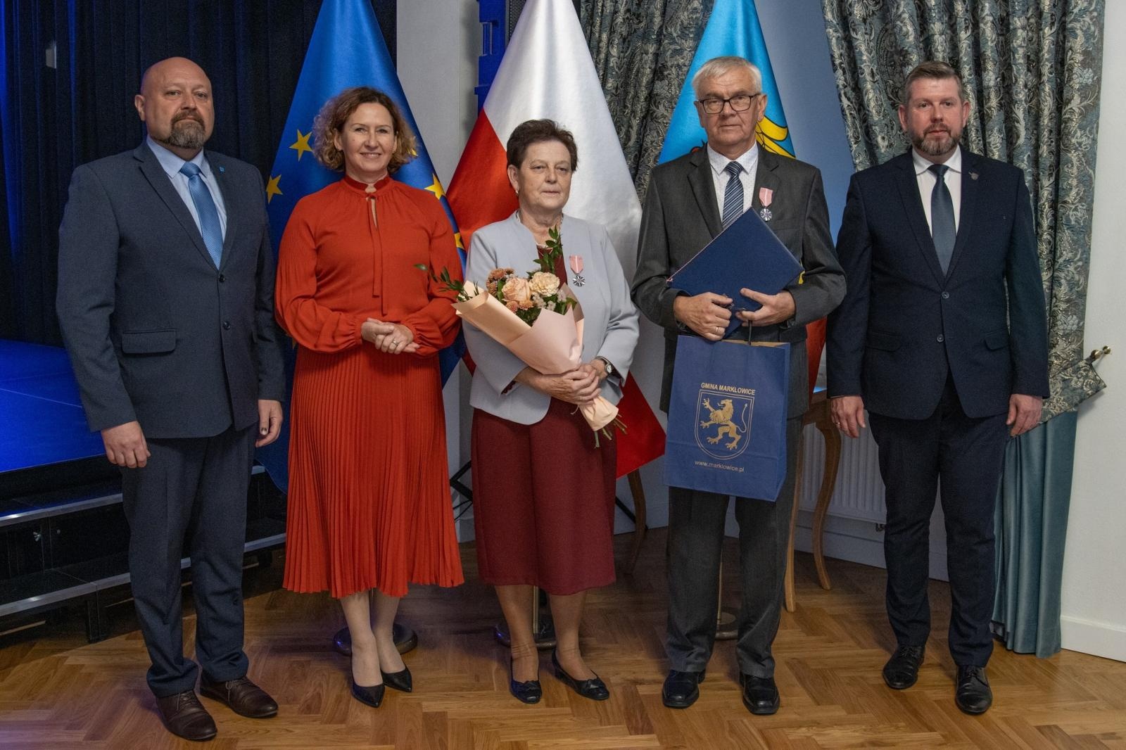 Zdjęcie w galerii na portalu naszwodzislaw.com: Jubilaci świętowali złote gody w Pałacu Dietrichsteinów [FOTO] wiadomości z regionu