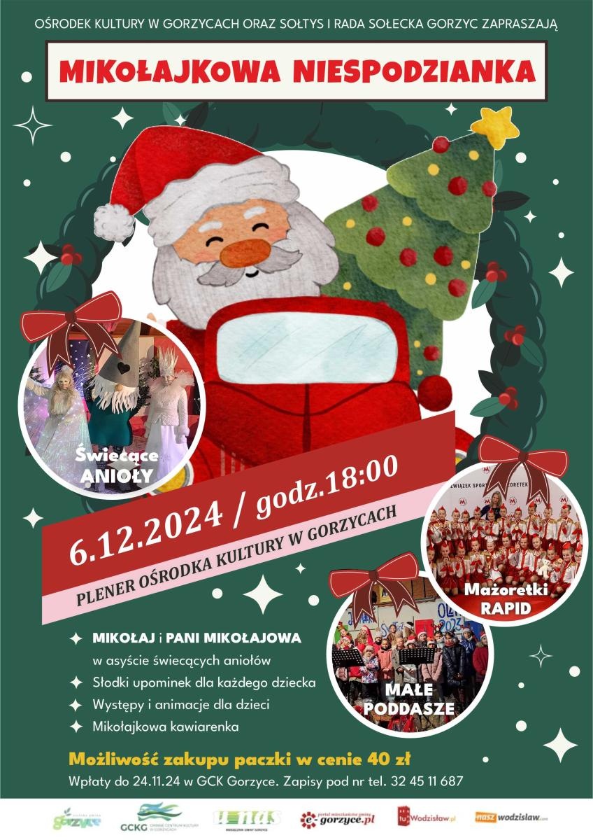 Zdjęcie w galerii na portalu naszwodzislaw.com: Mikołajki 2024 w gminie Gorzyce wiadomości z regionu