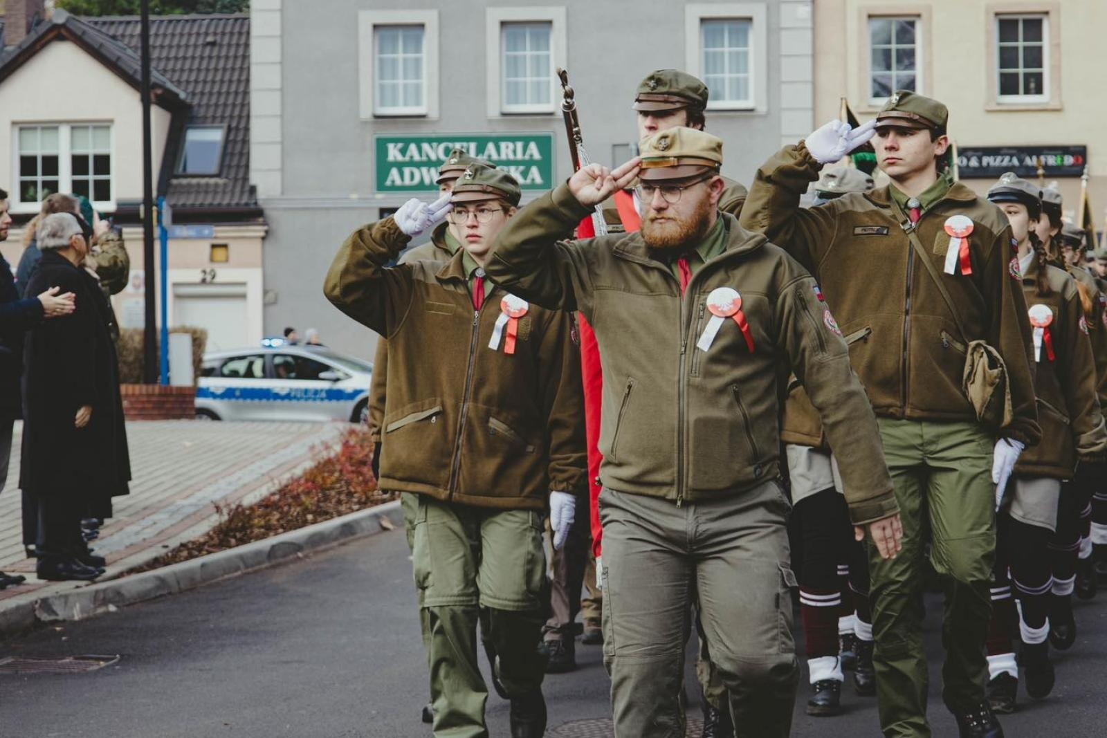Zdjęcie w galerii na portalu naszwodzislaw.com: Miejskie obchody Święta Niepodległości w Wodzisławiu Śląskim [FOTO i WIDEO] wiadomości z regionu