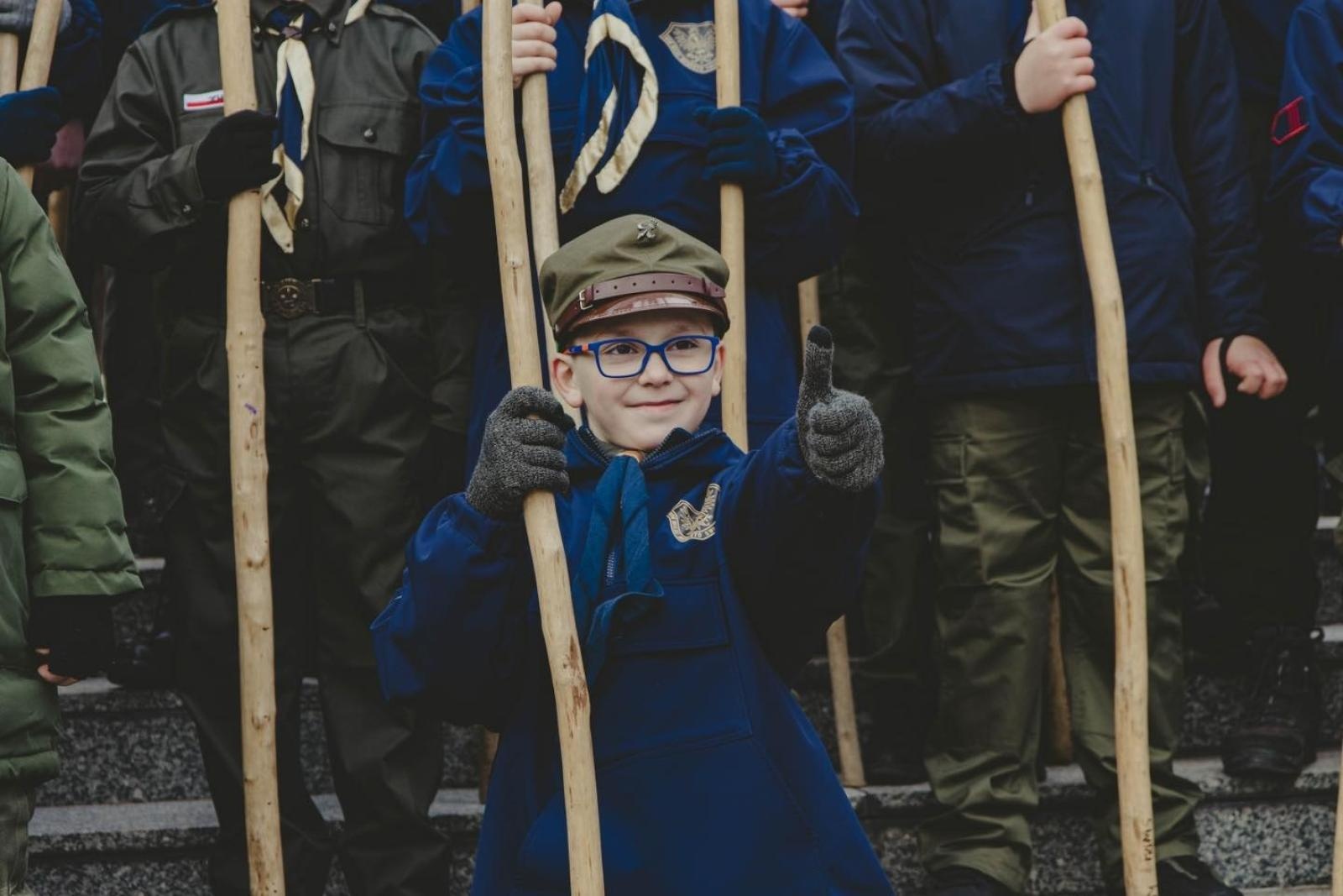 Zdjęcie w galerii na portalu naszwodzislaw.com: Miejskie obchody Święta Niepodległości w Wodzisławiu Śląskim [FOTO i WIDEO] wiadomości z regionu