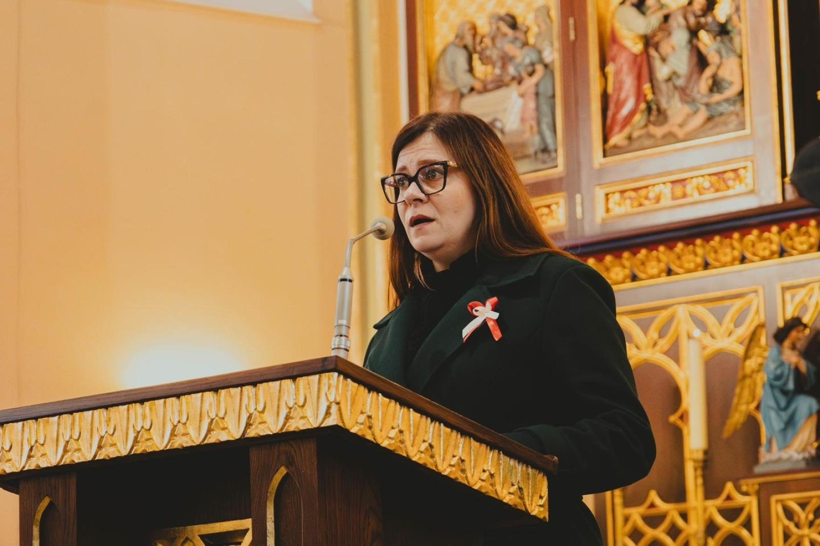 Zdjęcie w galerii na portalu naszwodzislaw.com: Miejskie obchody Święta Niepodległości w Wodzisławiu Śląskim [FOTO i WIDEO] wiadomości z regionu