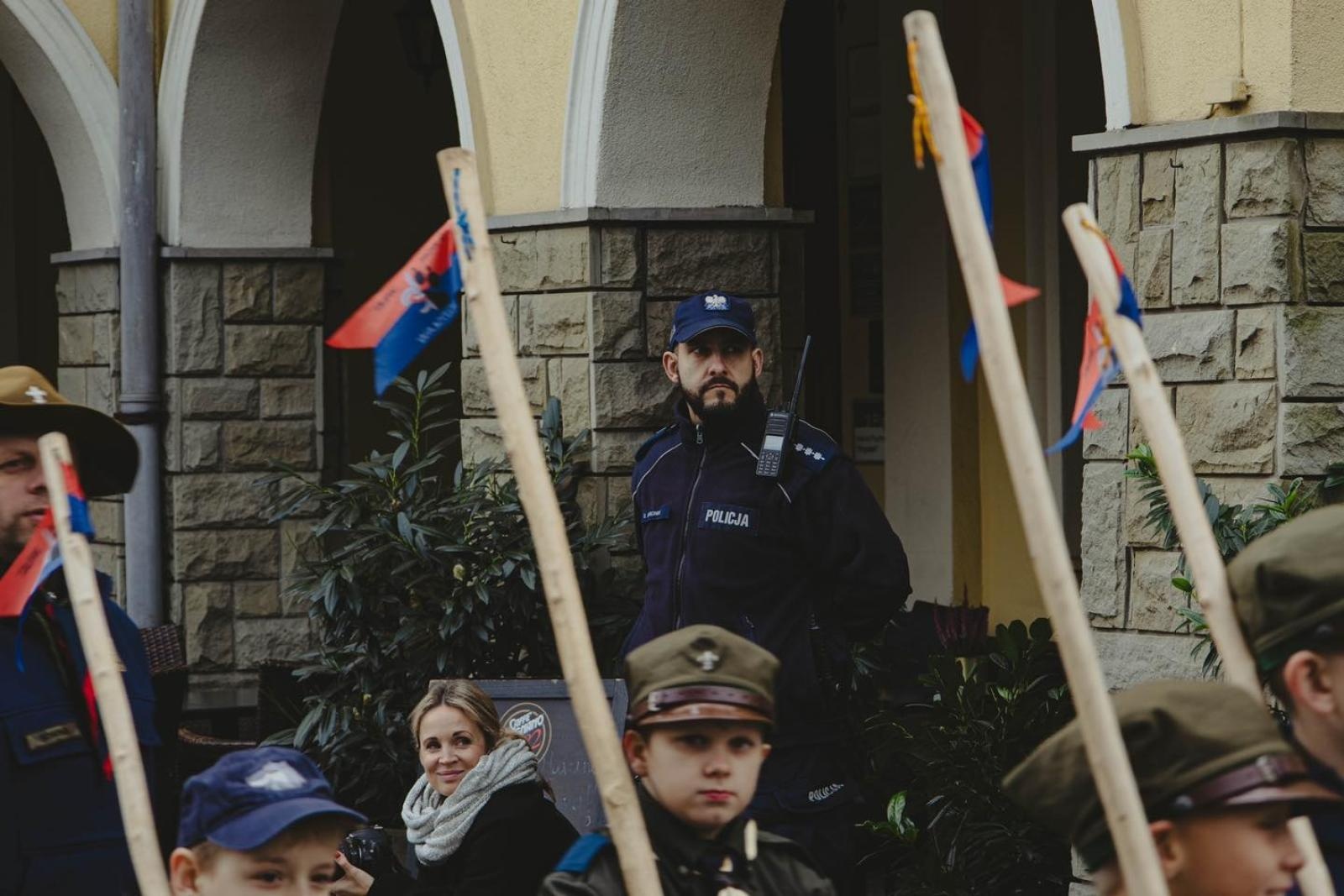 Zdjęcie w galerii na portalu naszwodzislaw.com: Miejskie obchody Święta Niepodległości w Wodzisławiu Śląskim [FOTO i WIDEO] wiadomości z regionu