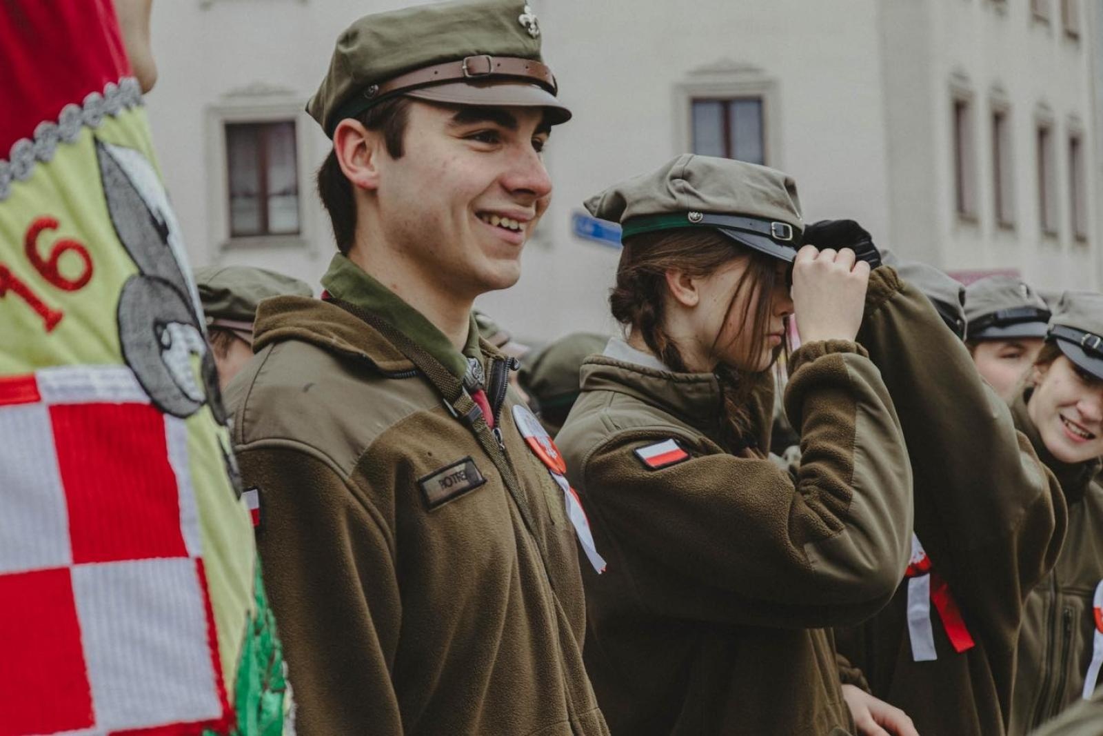 Zdjęcie w galerii na portalu naszwodzislaw.com: Miejskie obchody Święta Niepodległości w Wodzisławiu Śląskim [FOTO i WIDEO] wiadomości z regionu