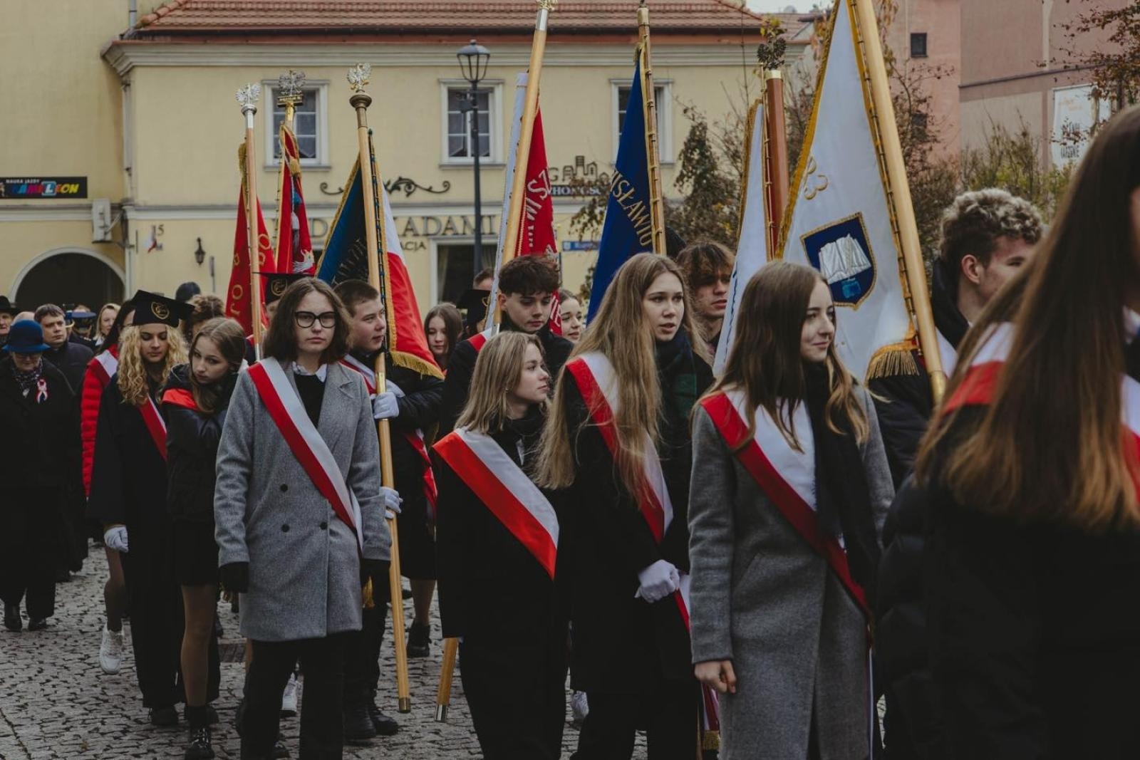 Zdjęcie w galerii na portalu naszwodzislaw.com: Miejskie obchody Święta Niepodległości w Wodzisławiu Śląskim [FOTO i WIDEO] wiadomości z regionu