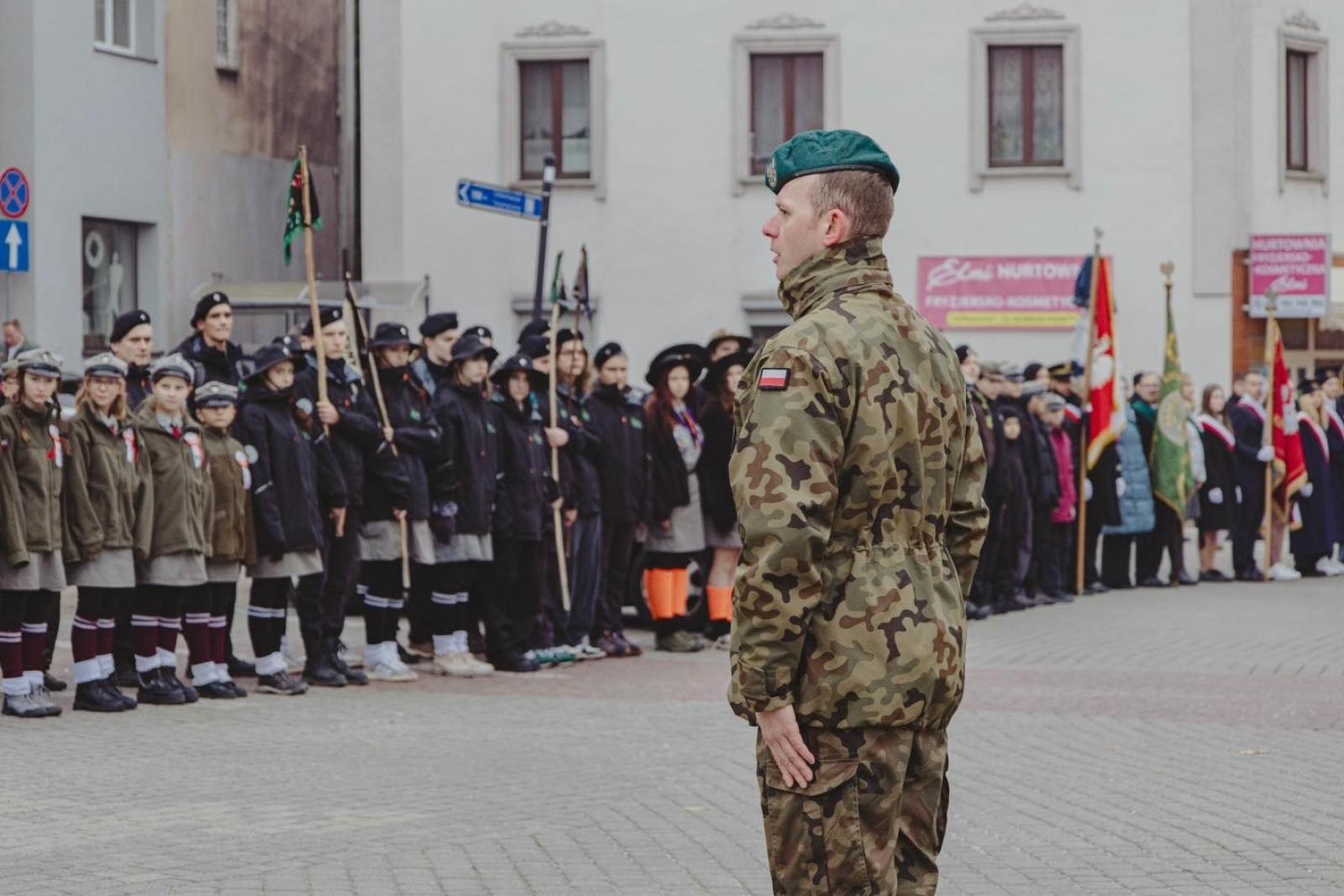 Zdjęcie w galerii na portalu naszwodzislaw.com: Miejskie obchody Święta Niepodległości w Wodzisławiu Śląskim [FOTO i WIDEO] wiadomości z regionu