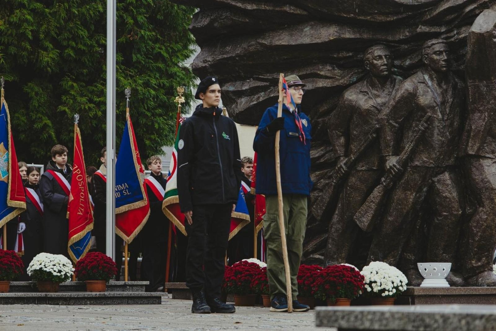 Zdjęcie w galerii na portalu naszwodzislaw.com: Miejskie obchody Święta Niepodległości w Wodzisławiu Śląskim [FOTO i WIDEO] wiadomości z regionu
