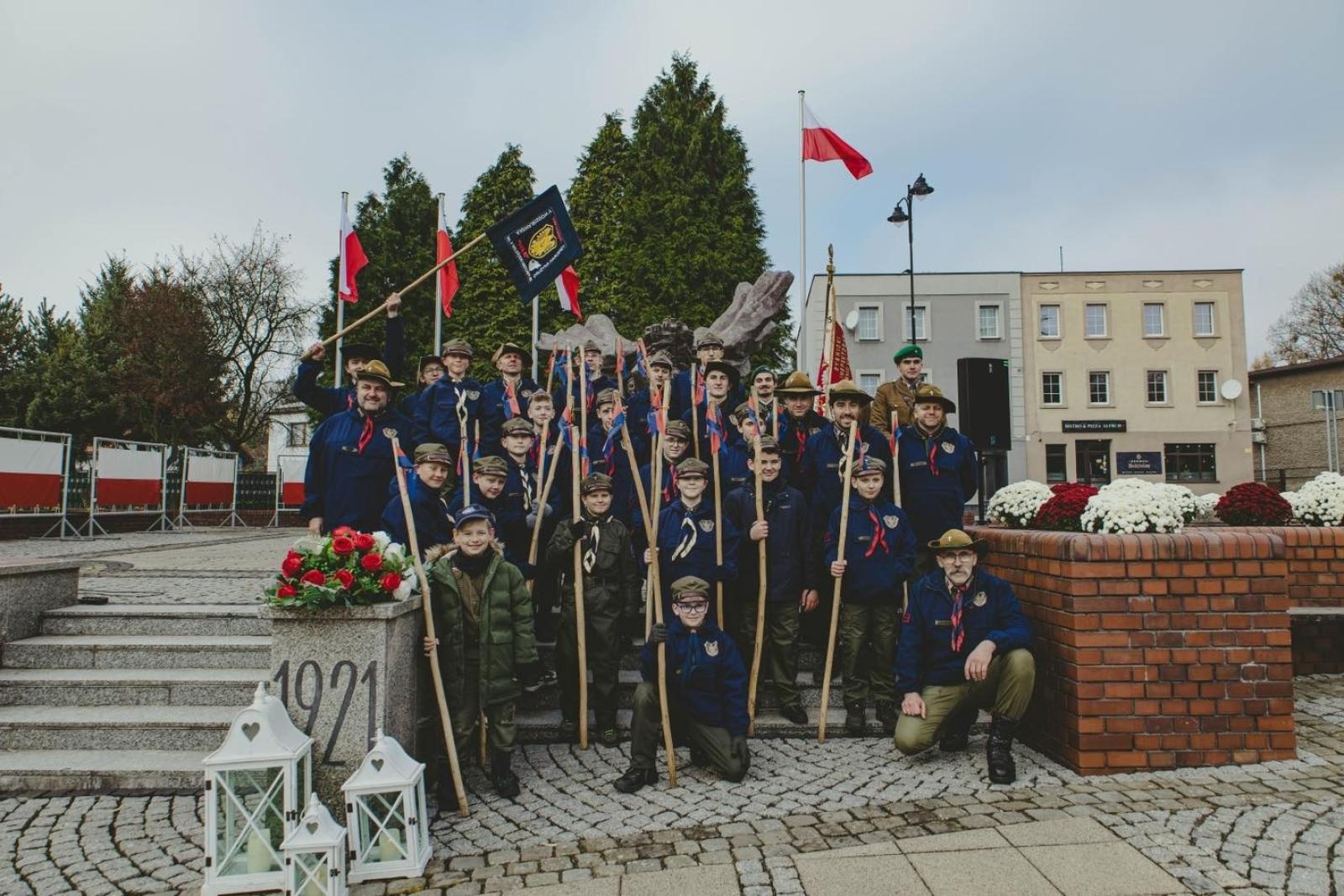 Zdjęcie w galerii na portalu naszwodzislaw.com: Miejskie obchody Święta Niepodległości w Wodzisławiu Śląskim [FOTO i WIDEO] wiadomości z regionu