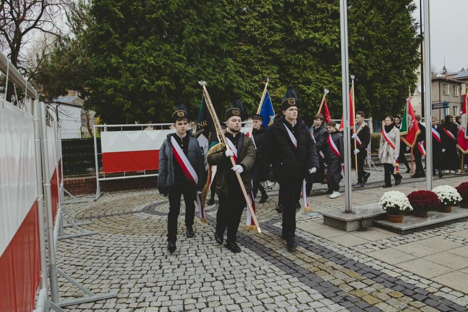 Zdjęcie w galerii na portalu naszwodzislaw.com: Miejskie obchody Święta Niepodległości w Wodzisławiu Śląskim [FOTO i WIDEO] wiadomości z regionu