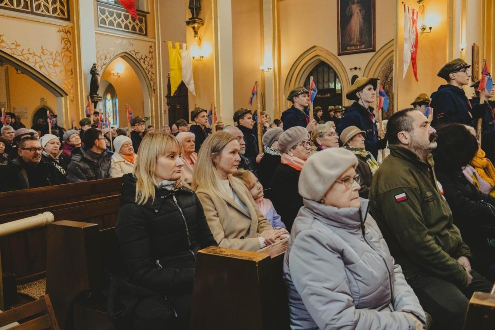 Zdjęcie w galerii na portalu naszwodzislaw.com: Miejskie obchody Święta Niepodległości w Wodzisławiu Śląskim [FOTO i WIDEO] wiadomości z regionu