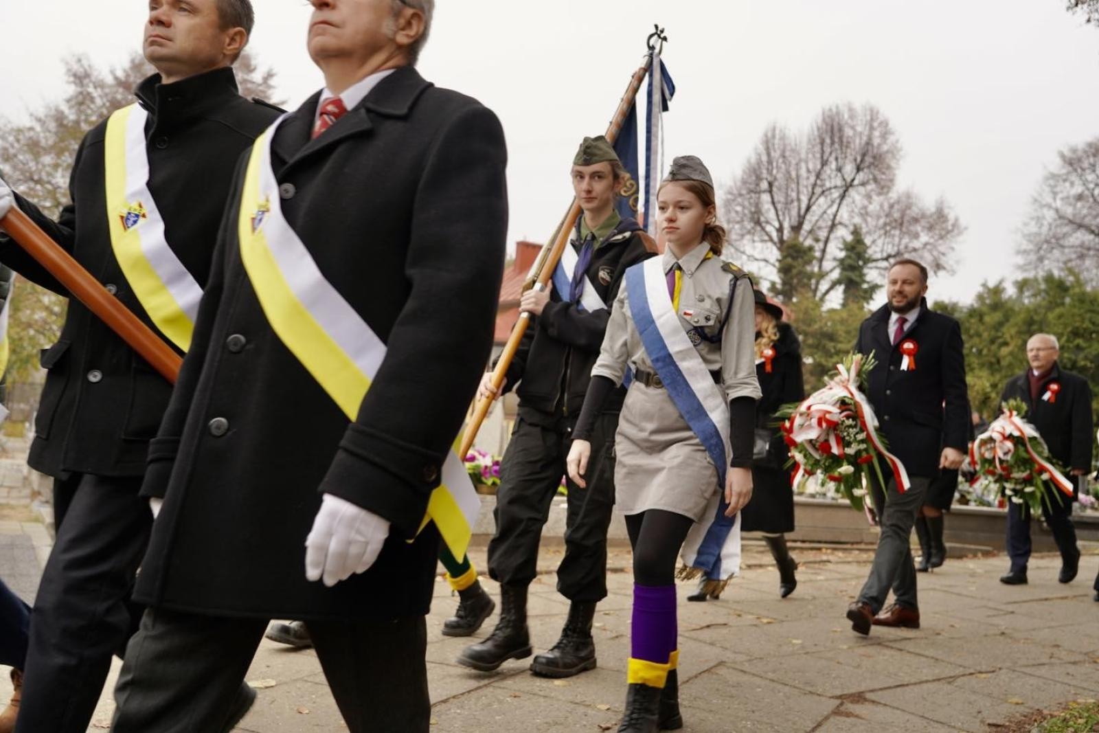 Zdjęcie w galerii na portalu naszwodzislaw.com: Dzień zadumy i pamięci. Obchody Święta Niepodległości w Rydułtowach [FOTO] wiadomości z regionu