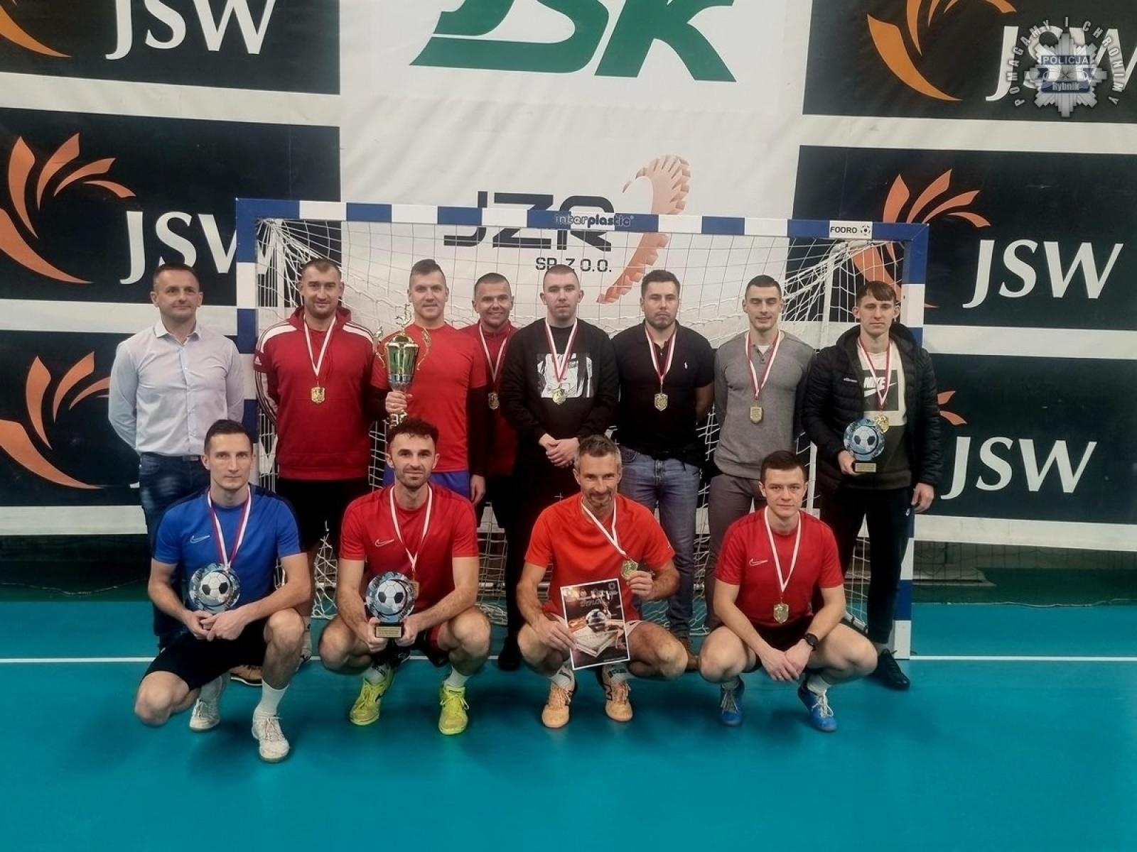 Zdjęcie w galerii na portalu naszwodzislaw.com: Turniej służb mundurowych w Jastrzębiu-Zdroju. Trzecie miejsce wodzisławskich policjantów wiadomości z regionu