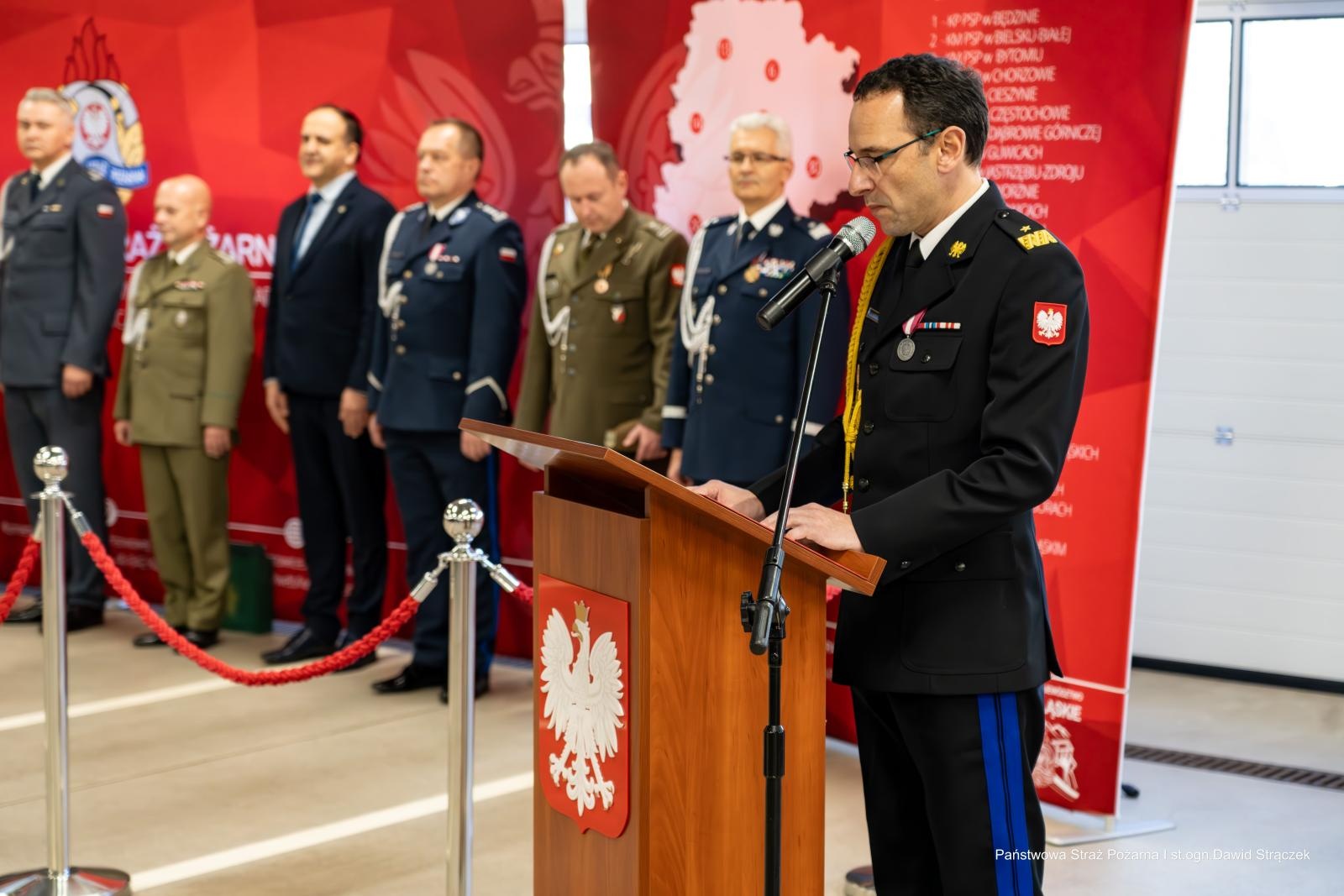 Zdjęcie w galerii na portalu naszwodzislaw.com: Strażacy z Wodzisławia Śląskiego z awansami wiadomości z regionu