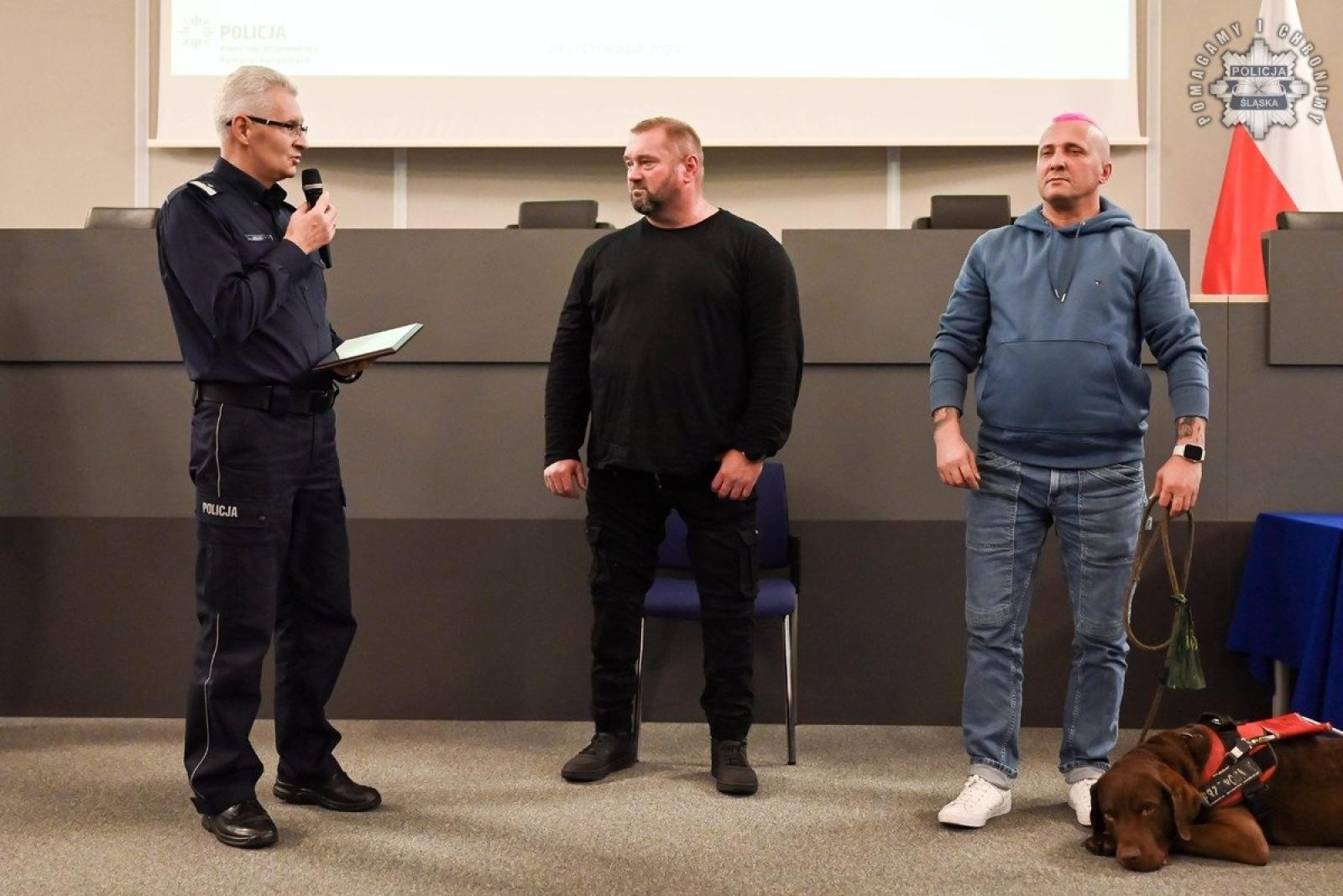 Zdjęcie w galerii na portalu naszwodzislaw.com: Konferencja Barierom na przekór w komendzie wojewódzkiej w Katowicach wiadomości z regionu