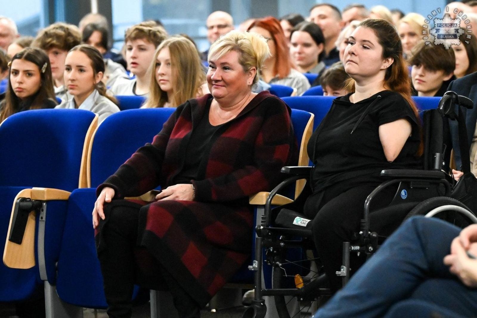 Zdjęcie w galerii na portalu naszwodzislaw.com: Konferencja Barierom na przekór w komendzie wojewódzkiej w Katowicach wiadomości z regionu