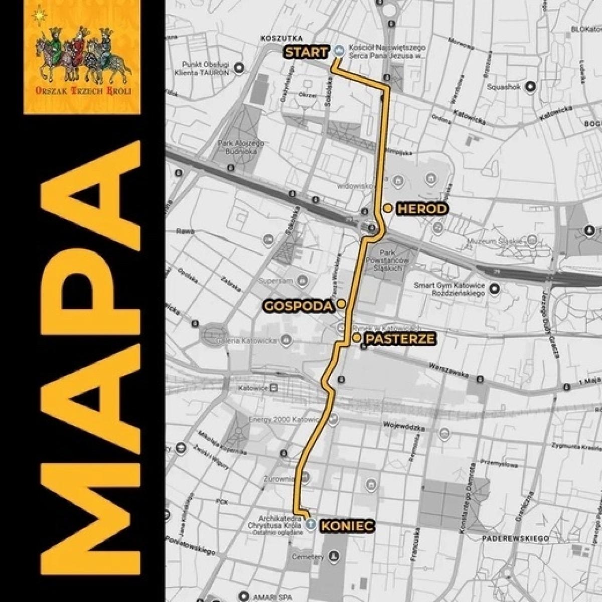 Zdjęcie w galerii na portalu naszwodzislaw.com: Orszak Trzech Króli w Katowicach wiadomości z regionu