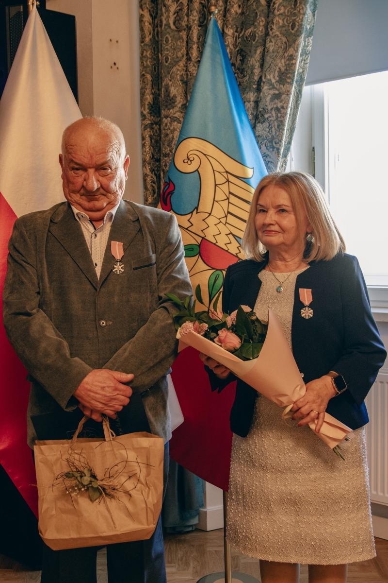 Zdjęcie w galerii na portalu naszwodzislaw.com: Małżonkowie świętowali w Pałacu Dietrichsteinów. Jubileusze w Wodzisławiu Śląskim [FOTO] wiadomości z regionu