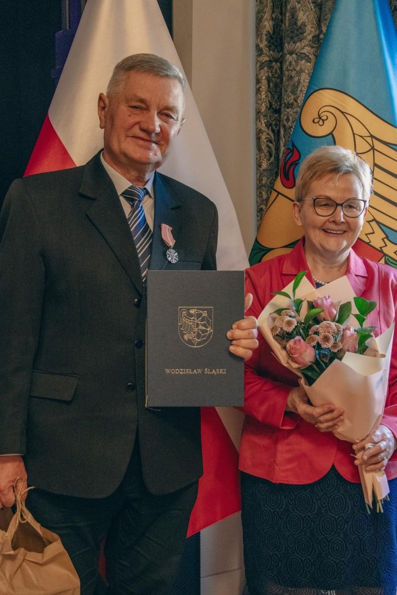 Zdjęcie w galerii na portalu naszwodzislaw.com: Małżonkowie świętowali w Pałacu Dietrichsteinów. Jubileusze w Wodzisławiu Śląskim [FOTO] wiadomości z regionu