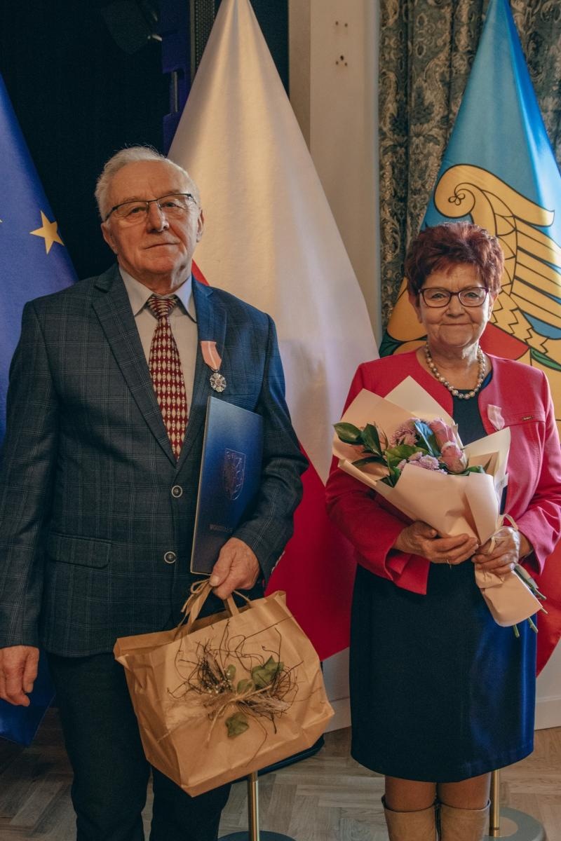 Zdjęcie w galerii na portalu naszwodzislaw.com: Małżonkowie świętowali w Pałacu Dietrichsteinów. Jubileusze w Wodzisławiu Śląskim [FOTO] wiadomości z regionu