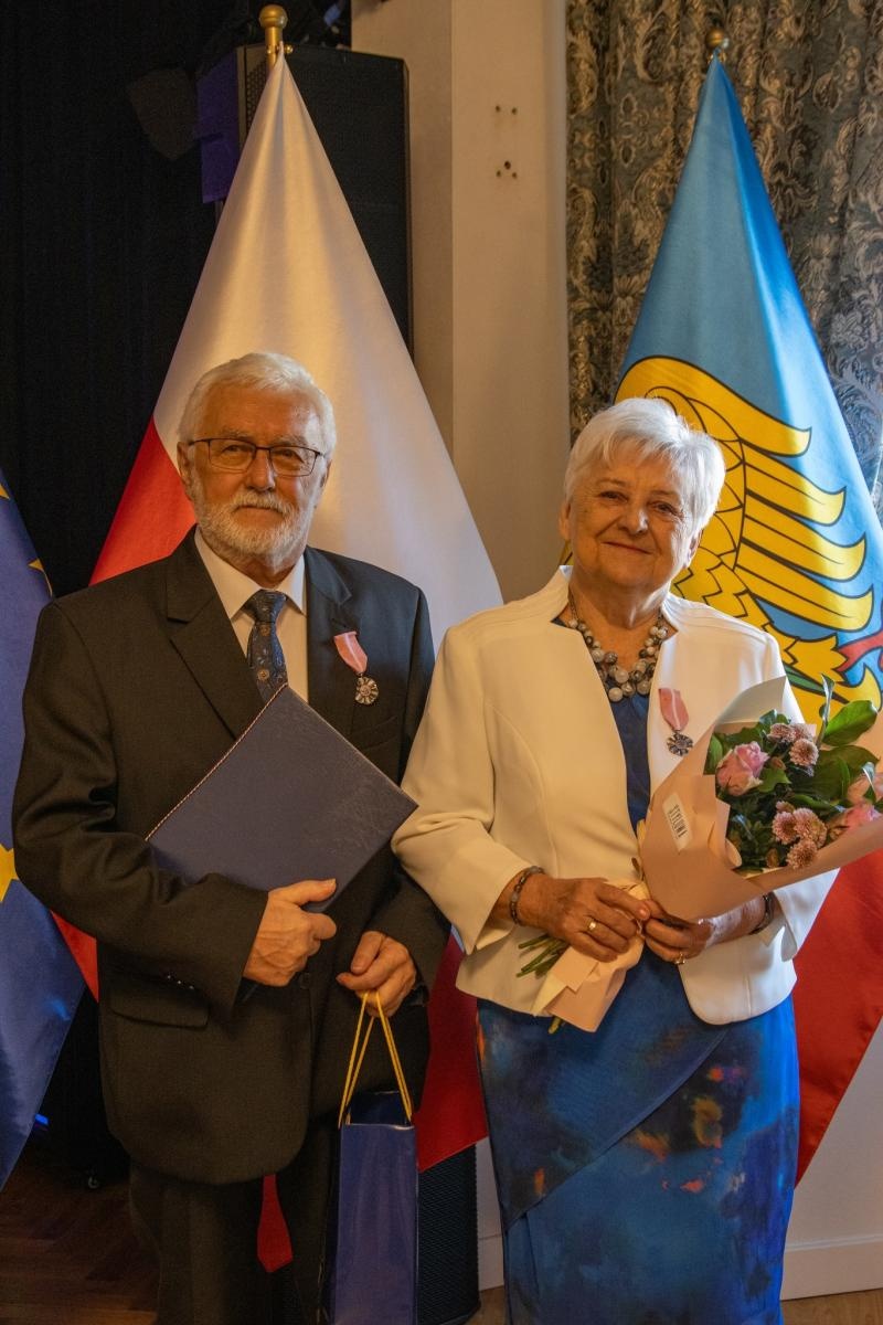Zdjęcie w galerii na portalu naszwodzislaw.com: Małżonkowie świętowali w Pałacu Dietrichsteinów. Jubileusze w Wodzisławiu Śląskim [FOTO] wiadomości z regionu