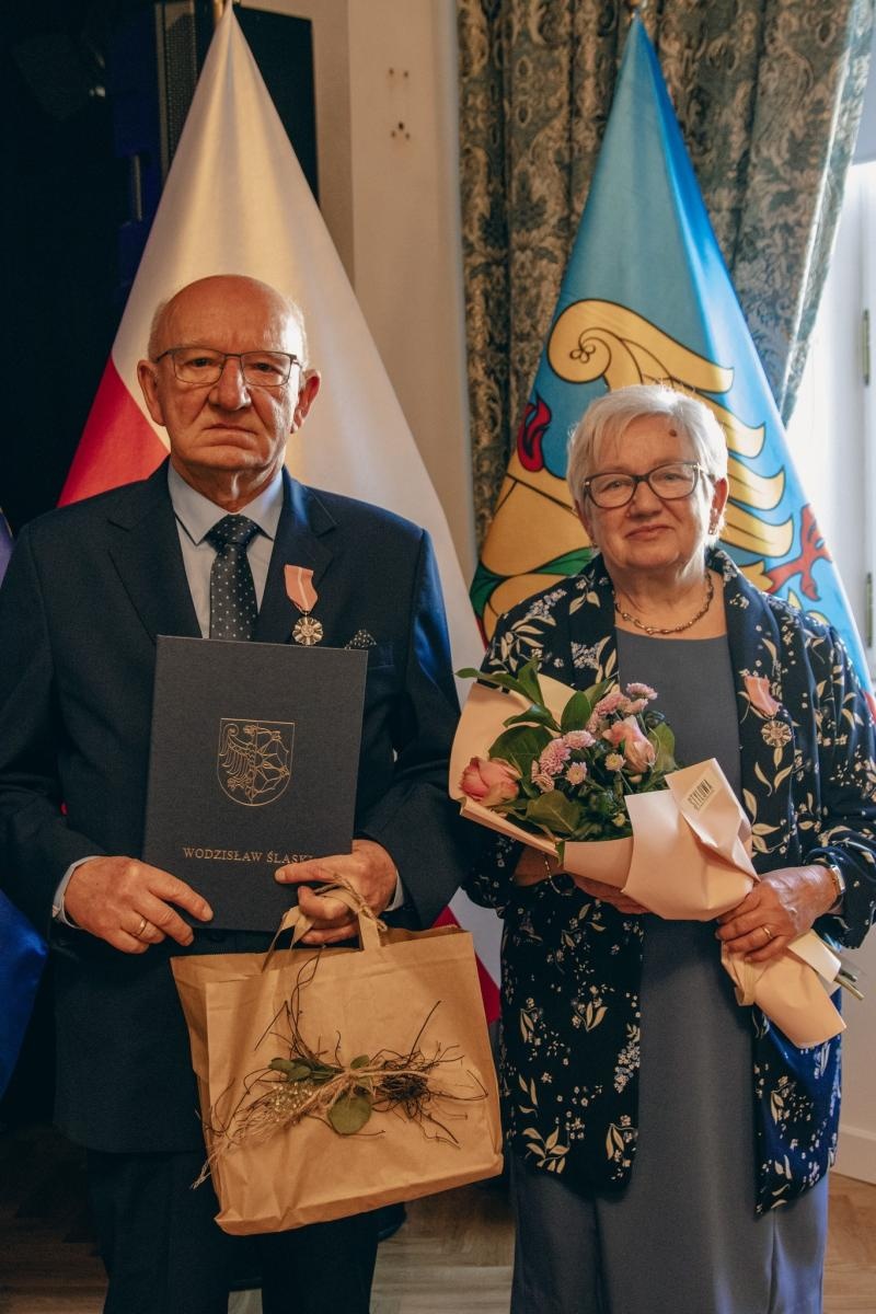 Zdjęcie w galerii na portalu naszwodzislaw.com: Małżonkowie świętowali w Pałacu Dietrichsteinów. Jubileusze w Wodzisławiu Śląskim [FOTO] wiadomości z regionu
