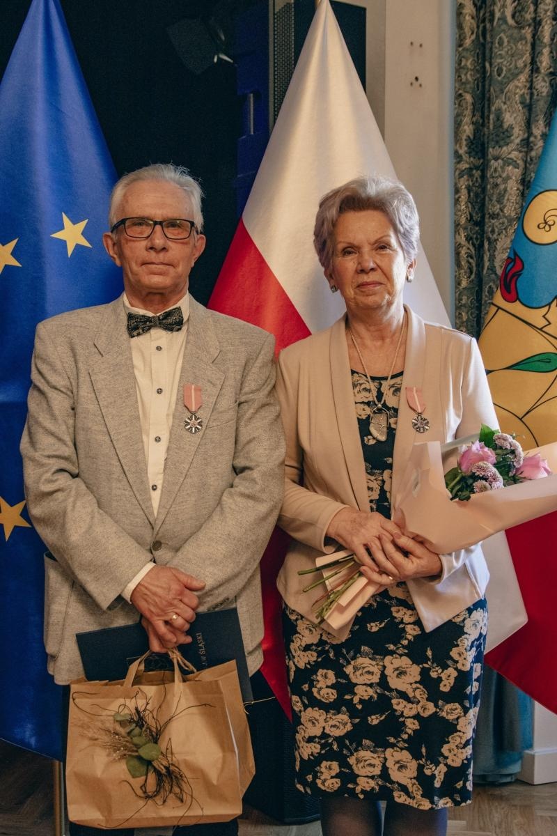 Zdjęcie w galerii na portalu naszwodzislaw.com: Małżonkowie świętowali w Pałacu Dietrichsteinów. Jubileusze w Wodzisławiu Śląskim [FOTO] wiadomości z regionu