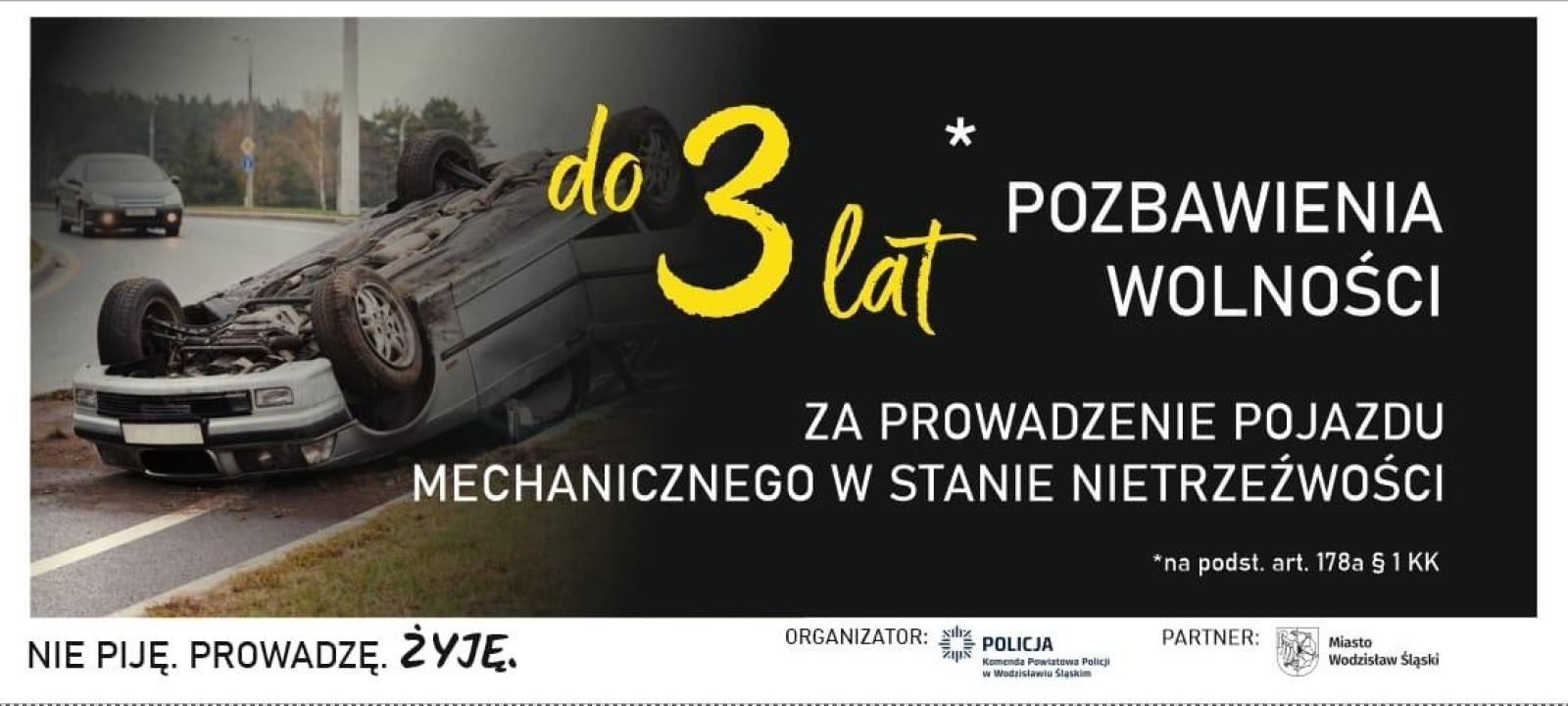 Zdjęcie w galerii na portalu naszwodzislaw.com: Bilbordy w Wodzisławiu Śląskim z policyjną kampanią wiadomości z regionu