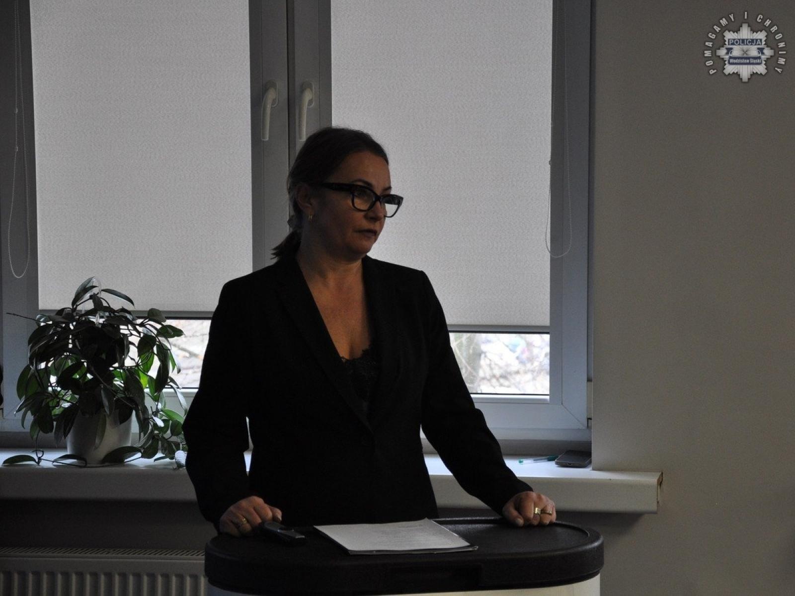 Zdjęcie w galerii na portalu naszwodzislaw.com: Odprawa roczna wodzisławskich policjantów wiadomości z regionu