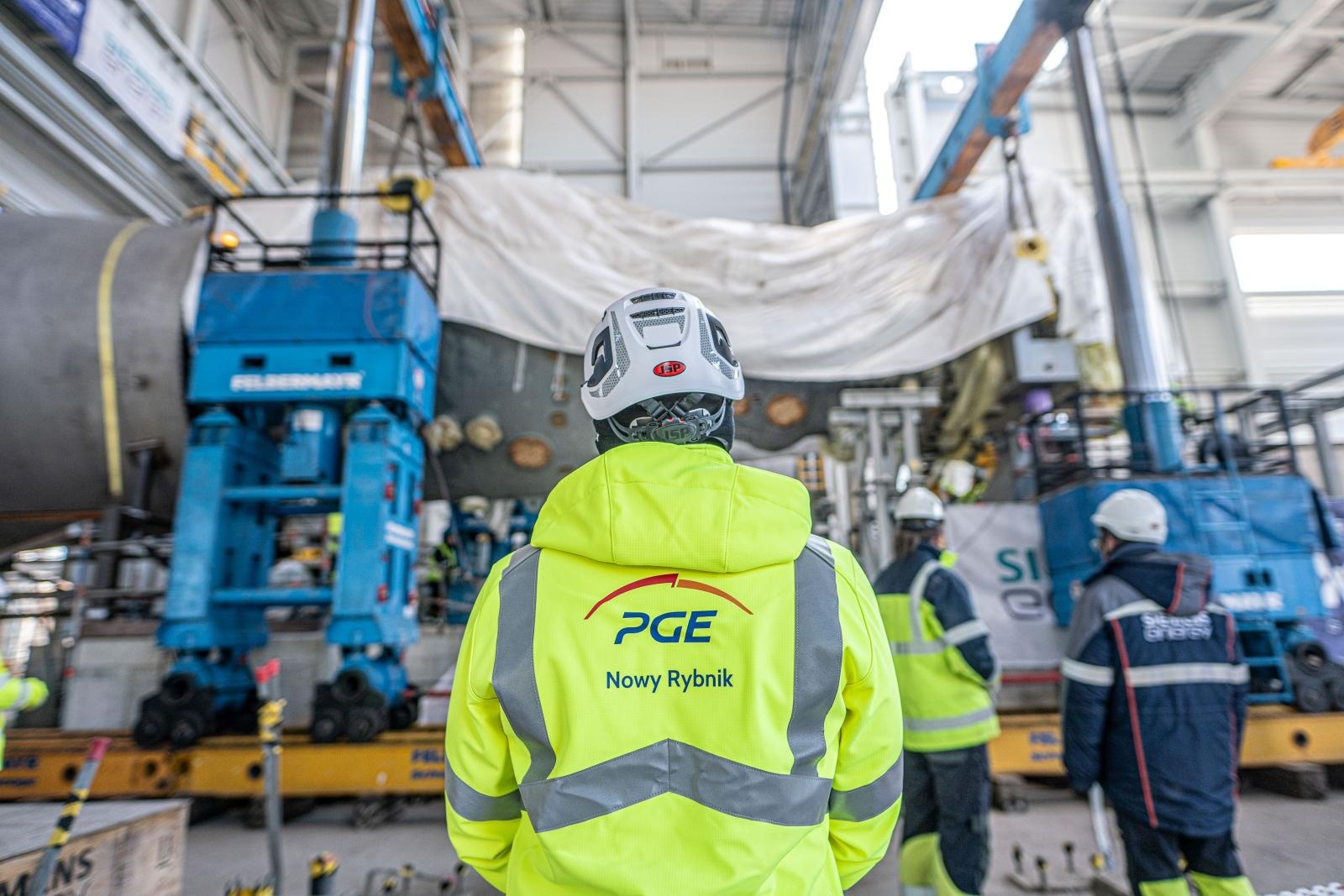 Zdjęcie w galerii na portalu naszwodzislaw.com: Milowy krok w budowie bloku gazowo-parowego PGE Nowy Rybnik wiadomości z regionu