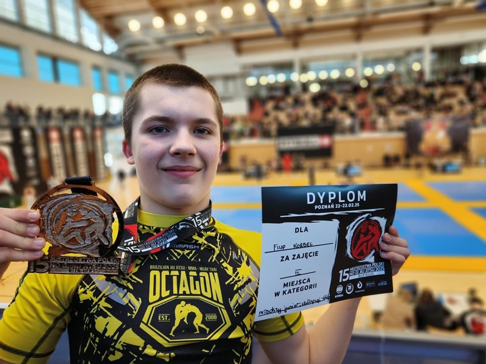 Zdjęcie w galerii na portalu naszwodzislaw.com: 9 medali Octagonu na XV Mistrzostwach Polski No Gi Jiu Jitsu wiadomości z regionu