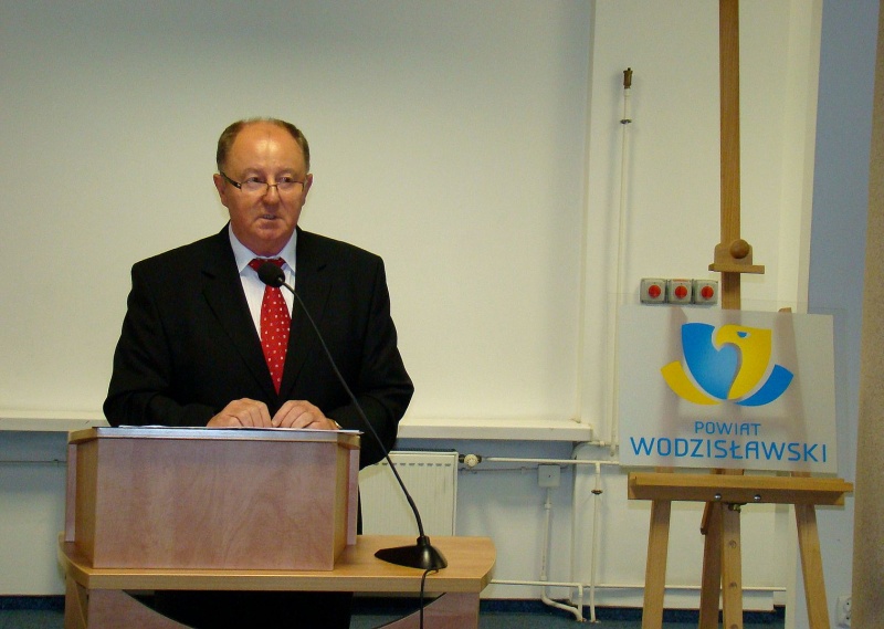 Zdjęcie w galerii na portalu naszwodzislaw.com: Powiat ma kwitnące logo wiadomości z regionu