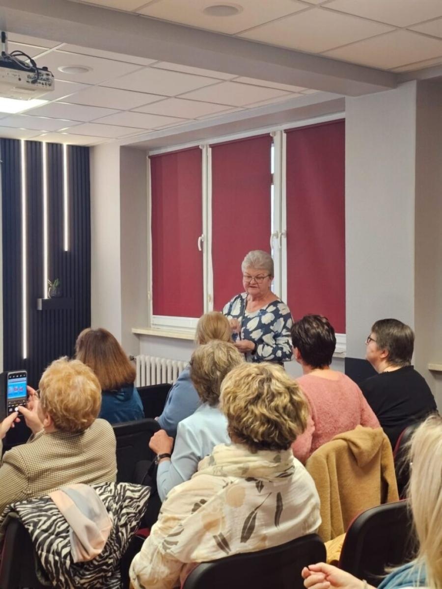 Zdjęcie w galerii na portalu naszwodzislaw.com: Profilaktyka raka piersi i nie tylko. Pierwsze spotkanie cyklu za nami wiadomości z regionu