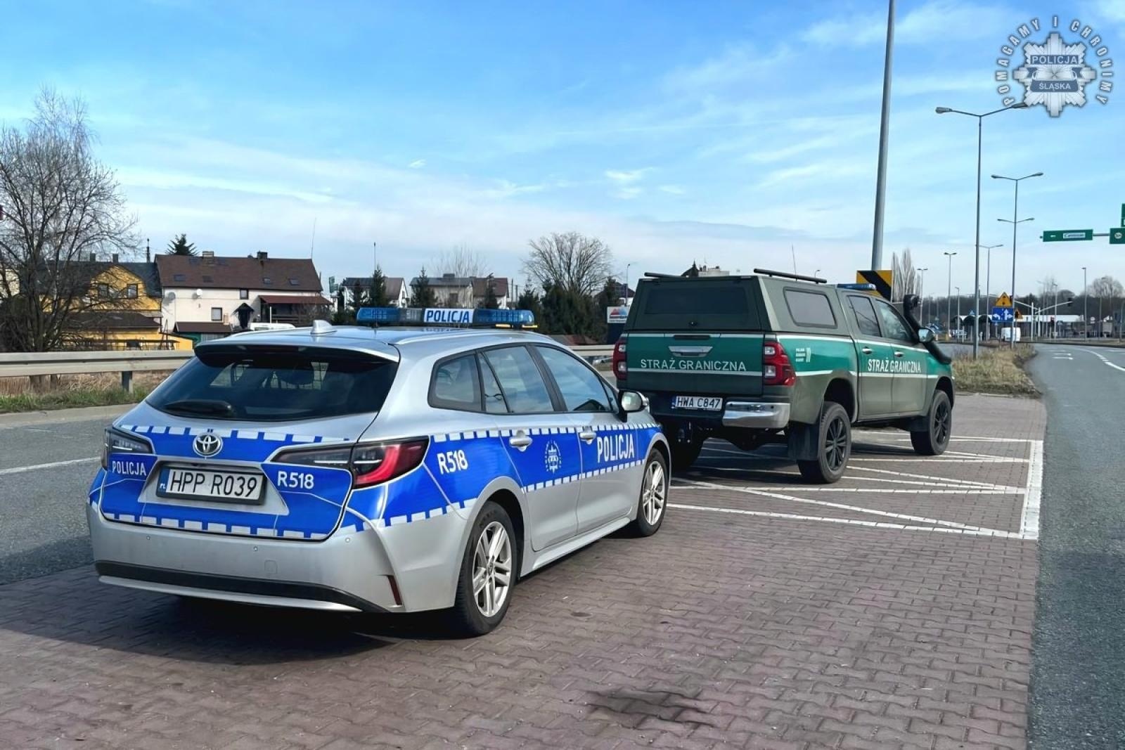 Zdjęcie w galerii na portalu naszwodzislaw.com: Śląska Policja kontroluje pojazdy w związku z epidemią pryszczycy wiadomości z regionu