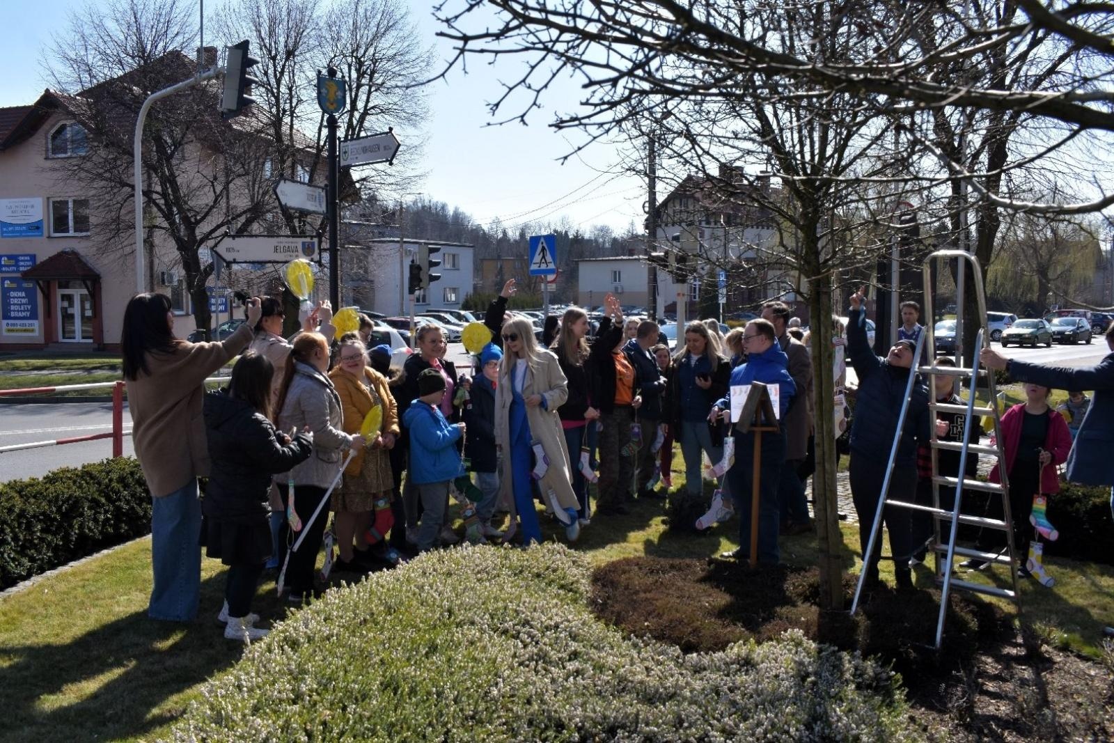 Zdjęcie w galerii na portalu naszwodzislaw.com: Dzień Zespołu Downa w starostwie [FOTO] wiadomości z regionu