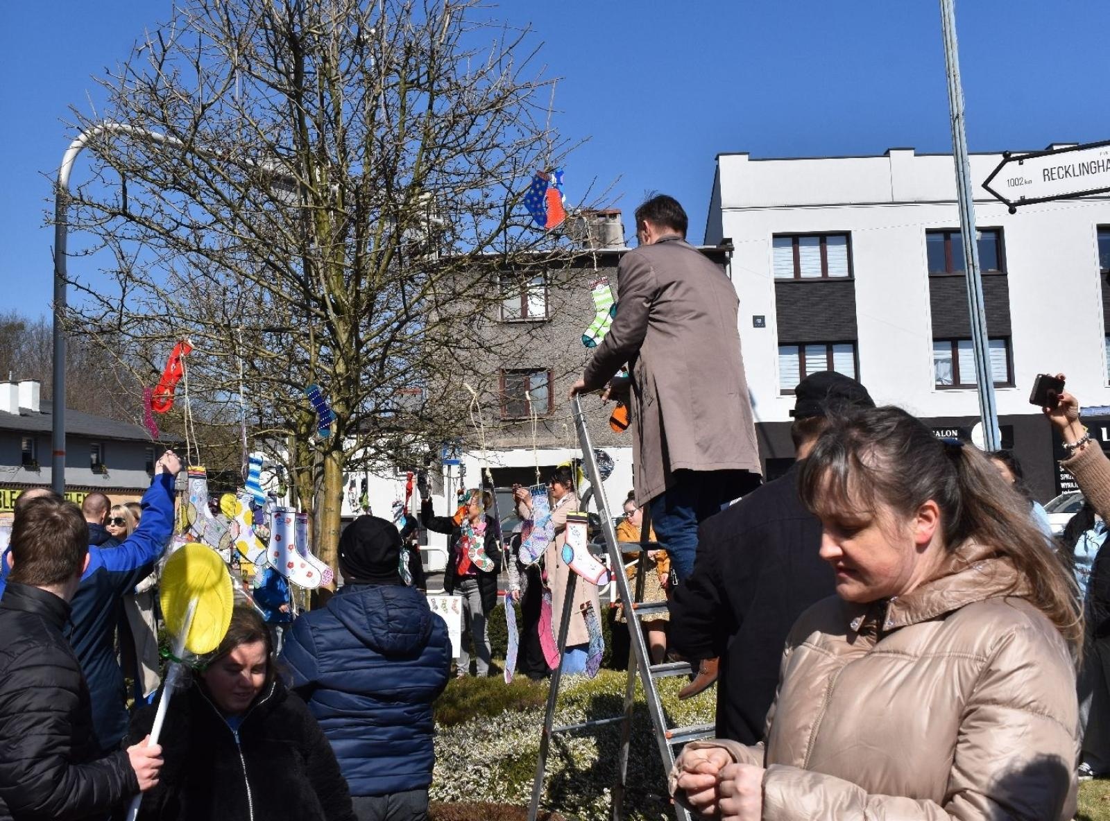 Zdjęcie w galerii na portalu naszwodzislaw.com: Dzień Zespołu Downa w starostwie [FOTO] wiadomości z regionu
