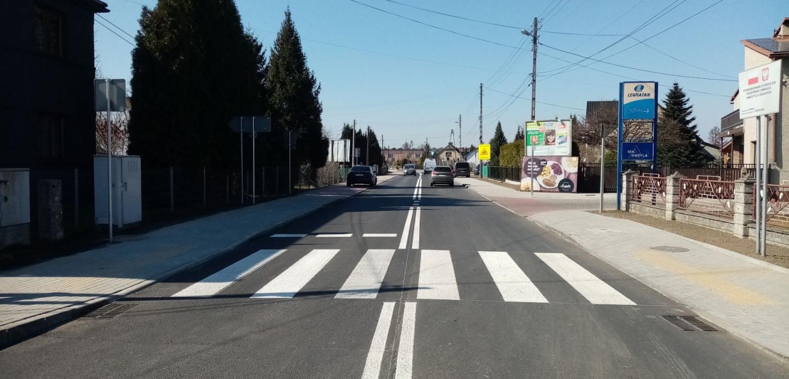 Zdjęcie w galerii na portalu naszwodzislaw.com: Kolejny etap przebudowy ul. 1 Maja w Gołkowicach zakończony wiadomości z regionu