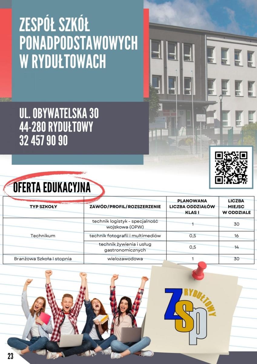 Zdjęcie w galerii na portalu naszwodzislaw.com: Zapoznaj się z ofertą szkół powiatu wodzisławskiego [INFORMATOR NABOROWY] wiadomości z regionu