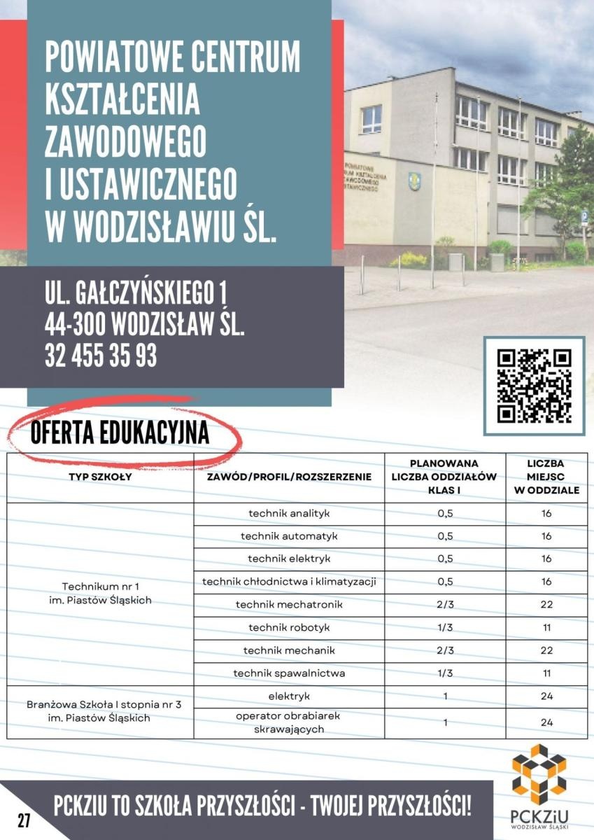 Zdjęcie w galerii na portalu naszwodzislaw.com: Zapoznaj się z ofertą szkół powiatu wodzisławskiego [INFORMATOR NABOROWY] wiadomości z regionu