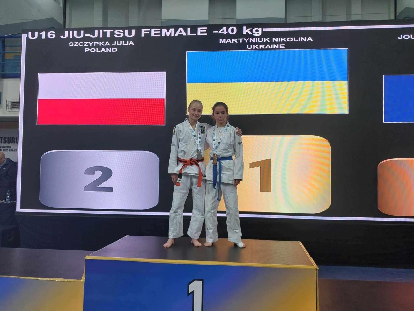 Zdjęcie w galerii na portalu naszwodzislaw.com: Mistrzostwa Europy w ju-jitsu. Julia Szczypka i Alicja Płaczek z medalami wiadomości z regionu